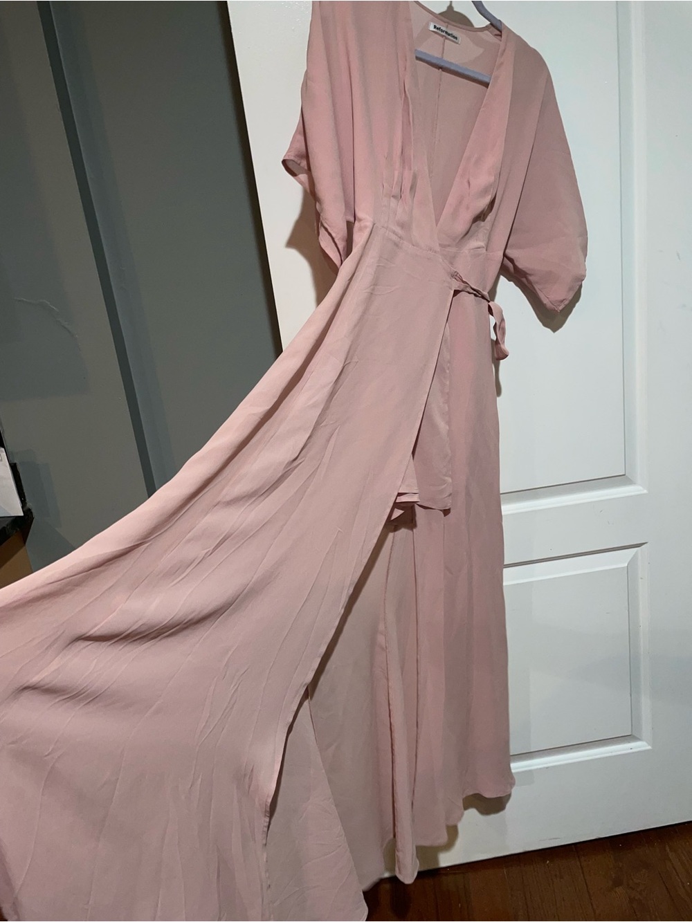 New! Winslow Pink Wrap Maxi Dress with Side Slit 🌸 Small NWT! - Picture 10 of 15